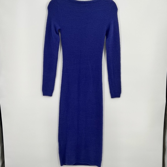 Aritzia Wilfred Free Hush Knit Sweater Midi Dress Bodycon Long Sleeve V-Neck XS - Picture 8 of 8
